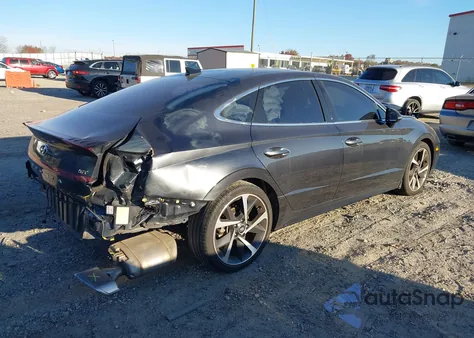 2021 Hyundai Sonata Sel Plus из США, поврежденный, VIN 5NPEJ4J2XMH086842